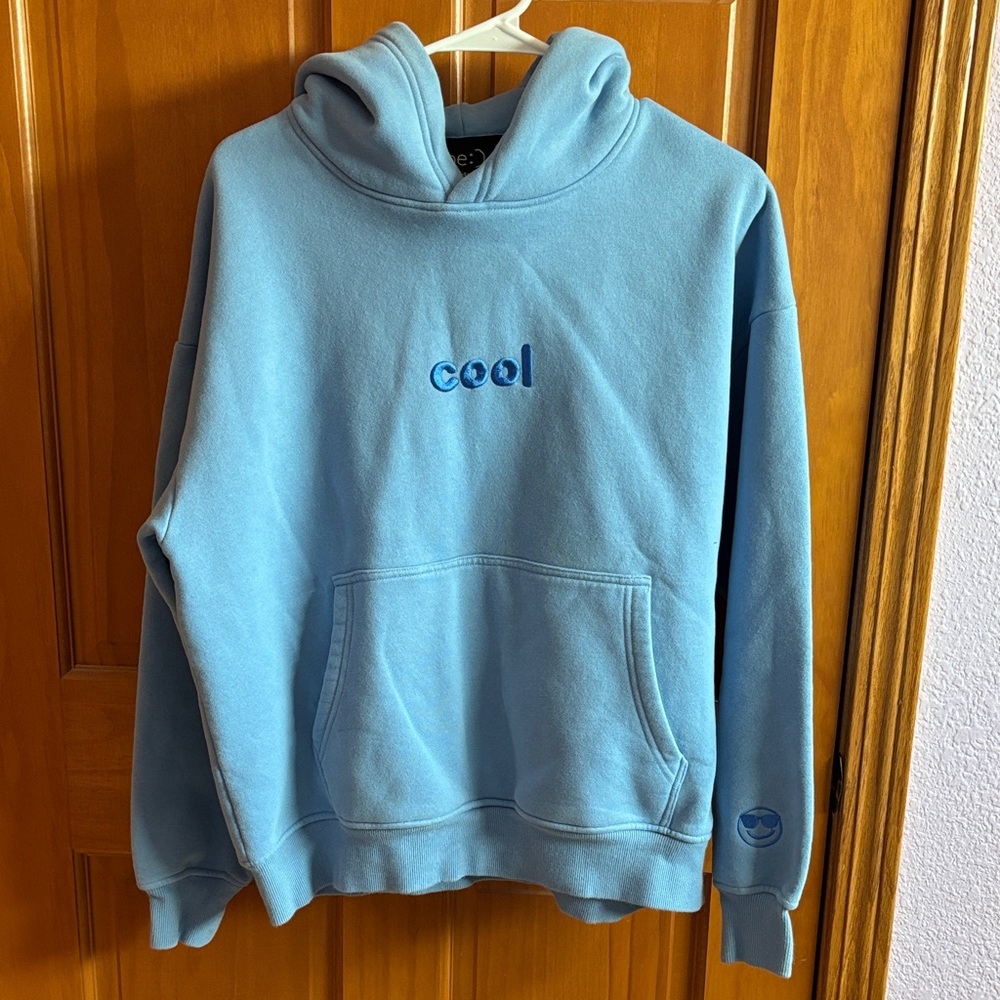 Be Company Apparel blue hoodie